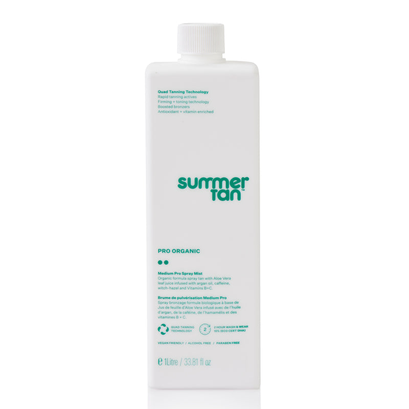 Summer Tan™ Organic Spray-On Tan: Medium 1 litre