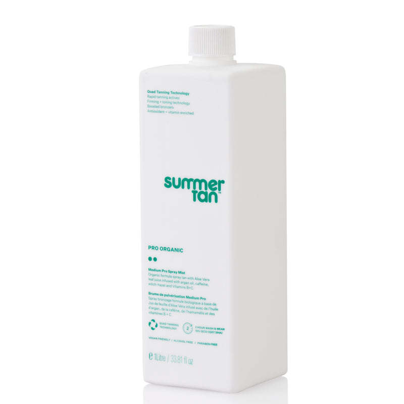 Summer Tan™ Organic Spray-On Tan: Medium 1 litre