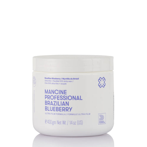Mancine Strip Wax: Brazilian Blueberry /14 fl oz  - NEW
