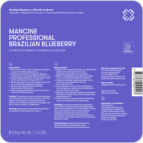 Mancine Hard Wax: Brazilian Blueberry 1.1lb - NEW