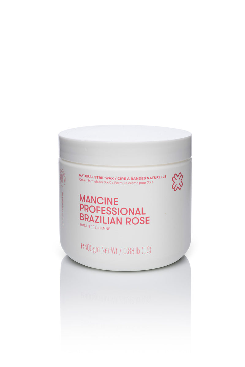 Mancine Strip Wax: Brazilian Rose (14oz)