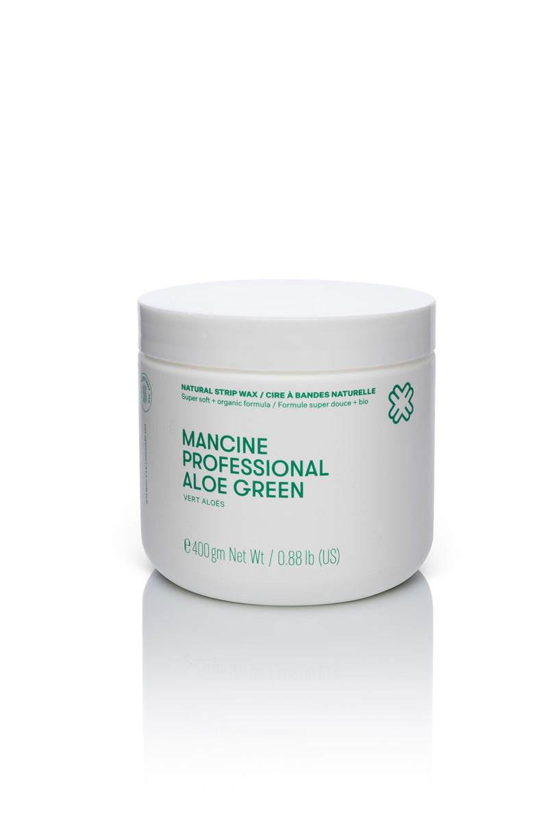 Mancine Strip Wax: Aloe Green (14oz)