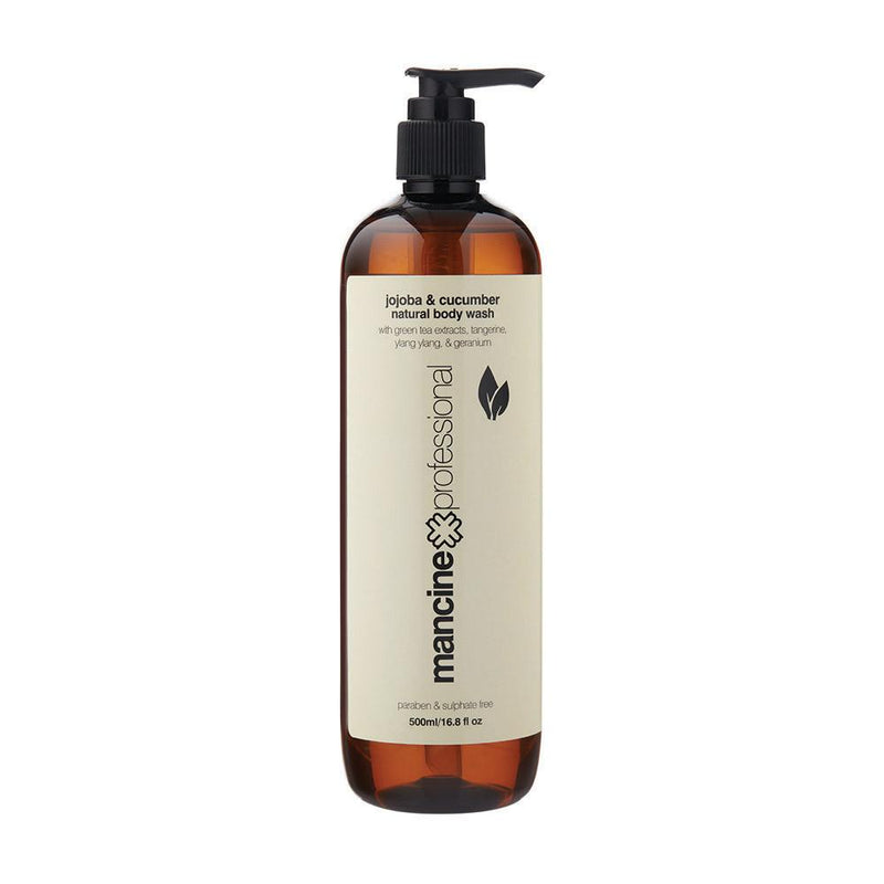 Mancine Natural Body Wash: Jojoba & Cucumber