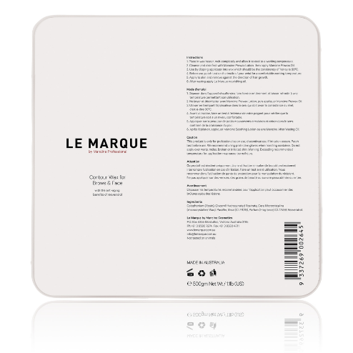 Le Marque Contour Hard Wax for face & Brows (1.1lbs) *